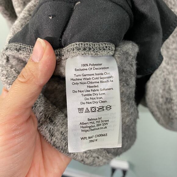 Eddie Bauer Men's Heather Grey Quarter Snap Up Fleece Sweater Size L - Picture 6 of 10